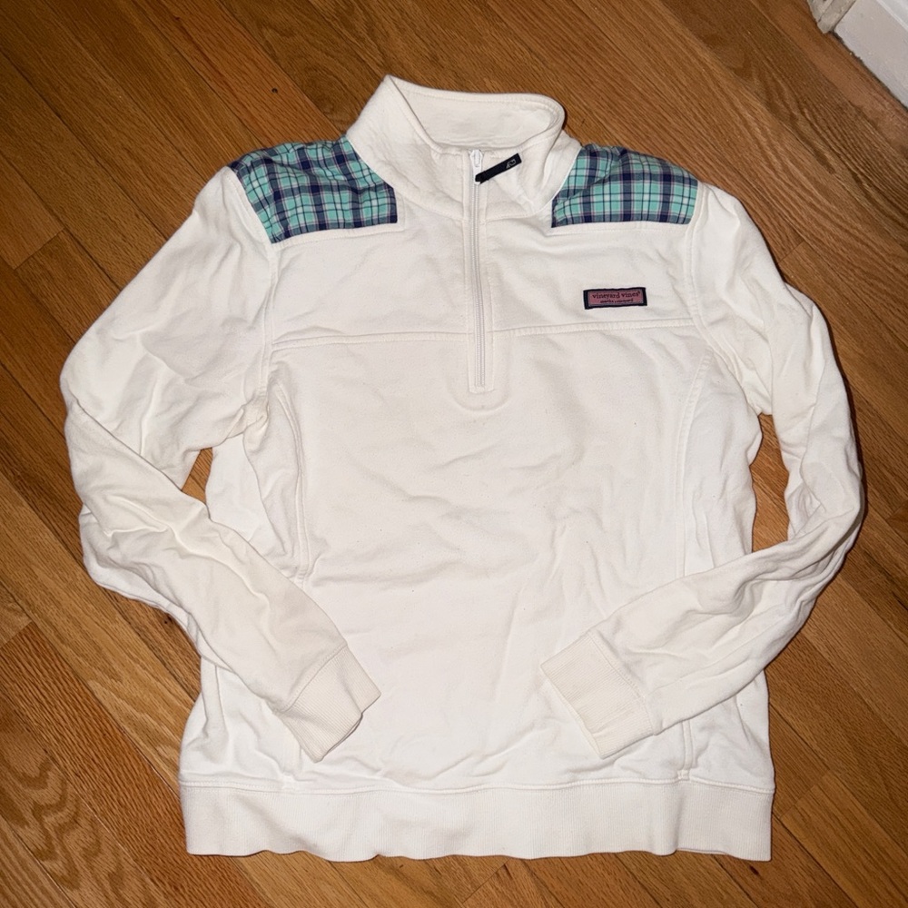Women's Vineyard Vines Pullover 1/4 Zip Size M #preppy #costal #summer #spring
